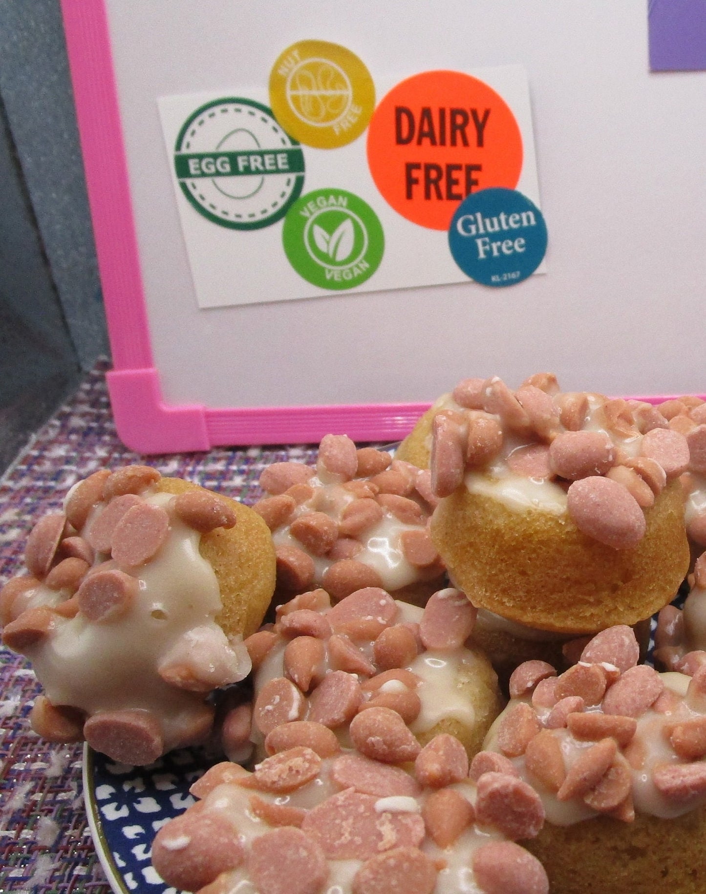 Salted Caramel Mini Donut Ring, Gluten Free, Egg Free, Vegan, Dairy Free, School Safe, Nut Free, Sweet & Salty Snack, Birthday, Father's Day
