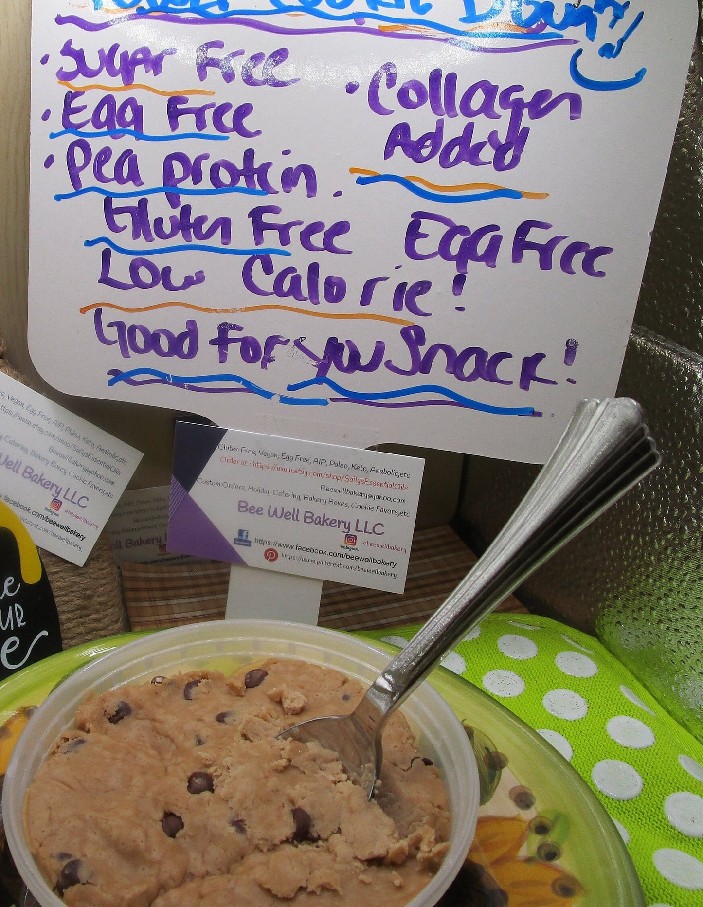 Cookie Dough, High Protein, Gluten Free, Dairy Free, Egg Free, Anabolic, Pea Protein, Nut Free, Low Carb Diet, weight loss, Low Calorie plan