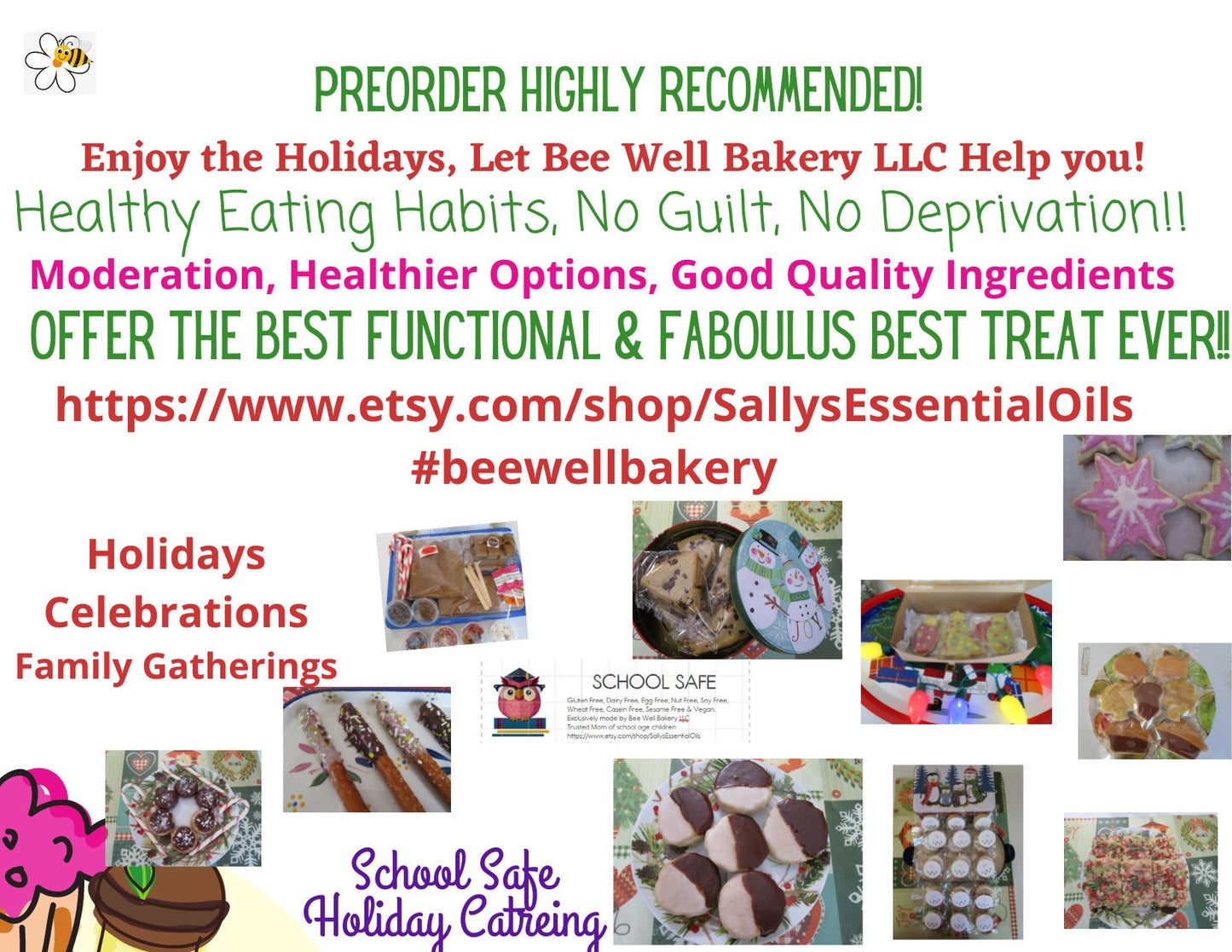 Graduation Cookies, Gluten Free, Dairy Free, Egg Free, Cap, Gown, Nut Free, Graduate Gift, Preschool, High School, College, Class of 2023