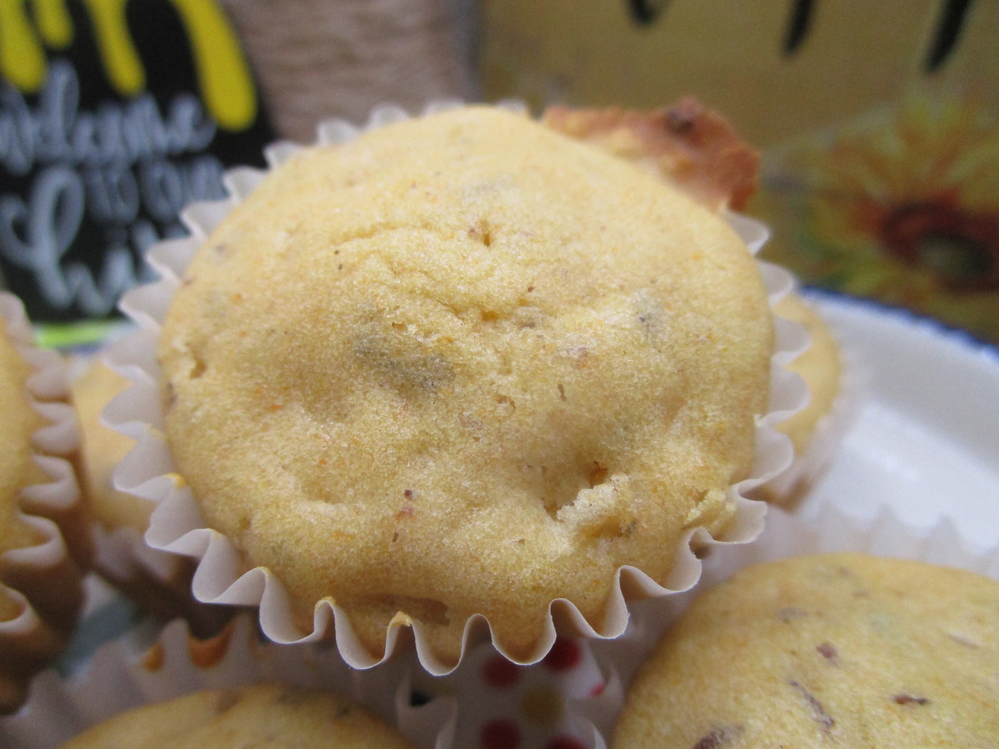 Mini Muffin, Corn, Gluten Free, Egg Free, Dairy Free, Vegan, No Refined Sugar, Nut Free, Brunch, Picnic, Non-GMO, BBQ, Snack, Father's Day