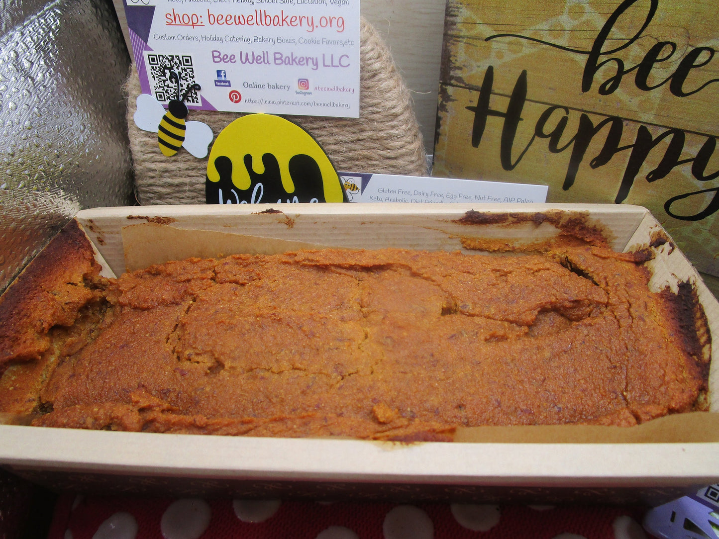 AIP Paleo, Sweet Potato Bread, Gluten Free, Vegan, No Refined Sugar, Egg Free, Dairy Free, Grain Free, Nut Free, Oat Free, Hashimoto diet