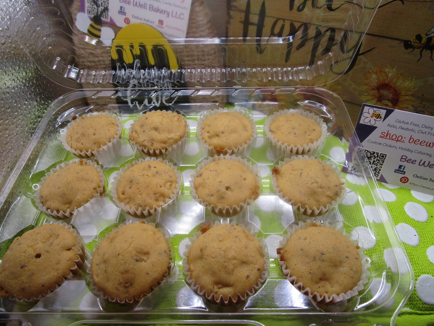 Mini Muffin, Corn, Gluten Free, Egg Free, Dairy Free, Vegan, No Refined Sugar, Nut Free, Brunch, Picnic, Non-GMO, BBQ, Snack, Father's Day
