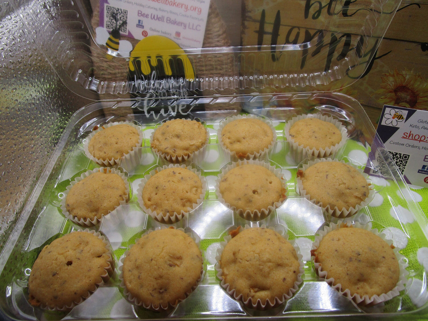 Mini Muffin, Corn, Gluten Free, Egg Free, Dairy Free, Vegan, No Refined Sugar, Nut Free, Brunch, Picnic, Non-GMO, BBQ, Snack, Father's Day