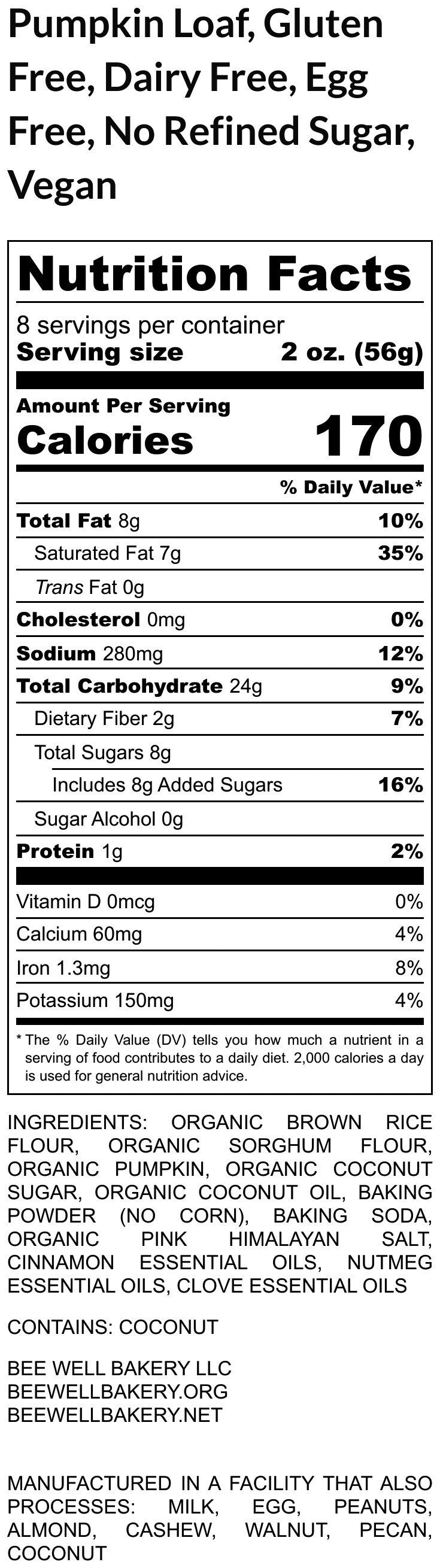 Thanksgiving Gift, Mini Banana Bread, Gluten Free, Vegan, Egg Free, Dairy Free, Grain Free, Nut Free, Holiday, Hostess Gift, Friendsgiving