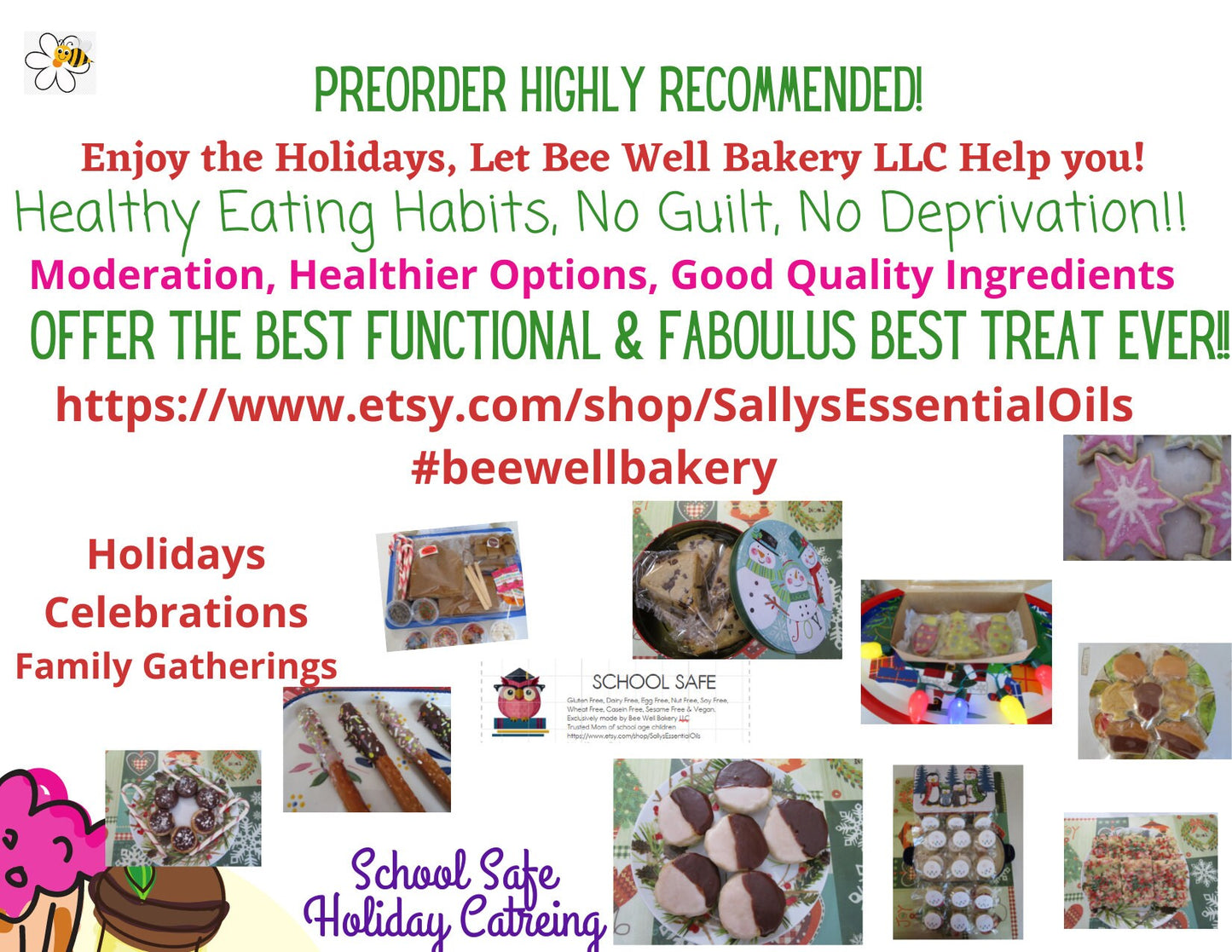 Munchkins, Gluten Free, Dairy Free, Egg Free, Powdered, Vanilla, Chocolate, Vegan, Nut Free, Class Party, Christmas, School Safe, New Years