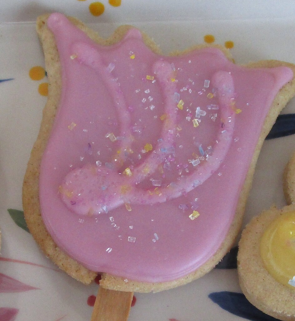 Gluten Free Sugar Cookies, Dairy Free, Egg Free, Vegan, Nut Free, Daisy, Tulip, Mother's Day Gift, Birthday, Plant-Based Colors, Party Favor