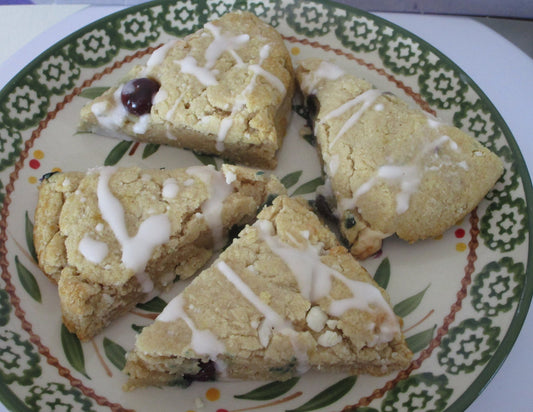 Keto Blueberry Lemon Scone, Vegan, Gluten Free, Egg Free, Dairy Free, Low Carb, Sugar Free, Fitness Snacks, Birthday Dessert, Healthy Gifts