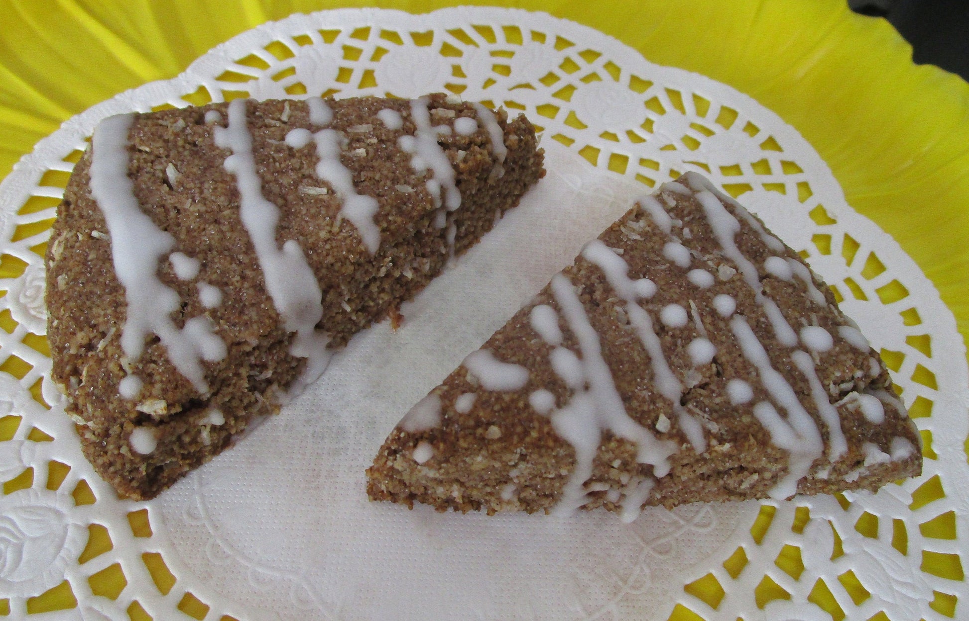 Keto Scones, Coconut Cinnamon, Grain Free, Gluten Free, Dairy Free, Erythritol Free, Vegan, Sugar Free, Low Carb Pastry, Graduation Dessert