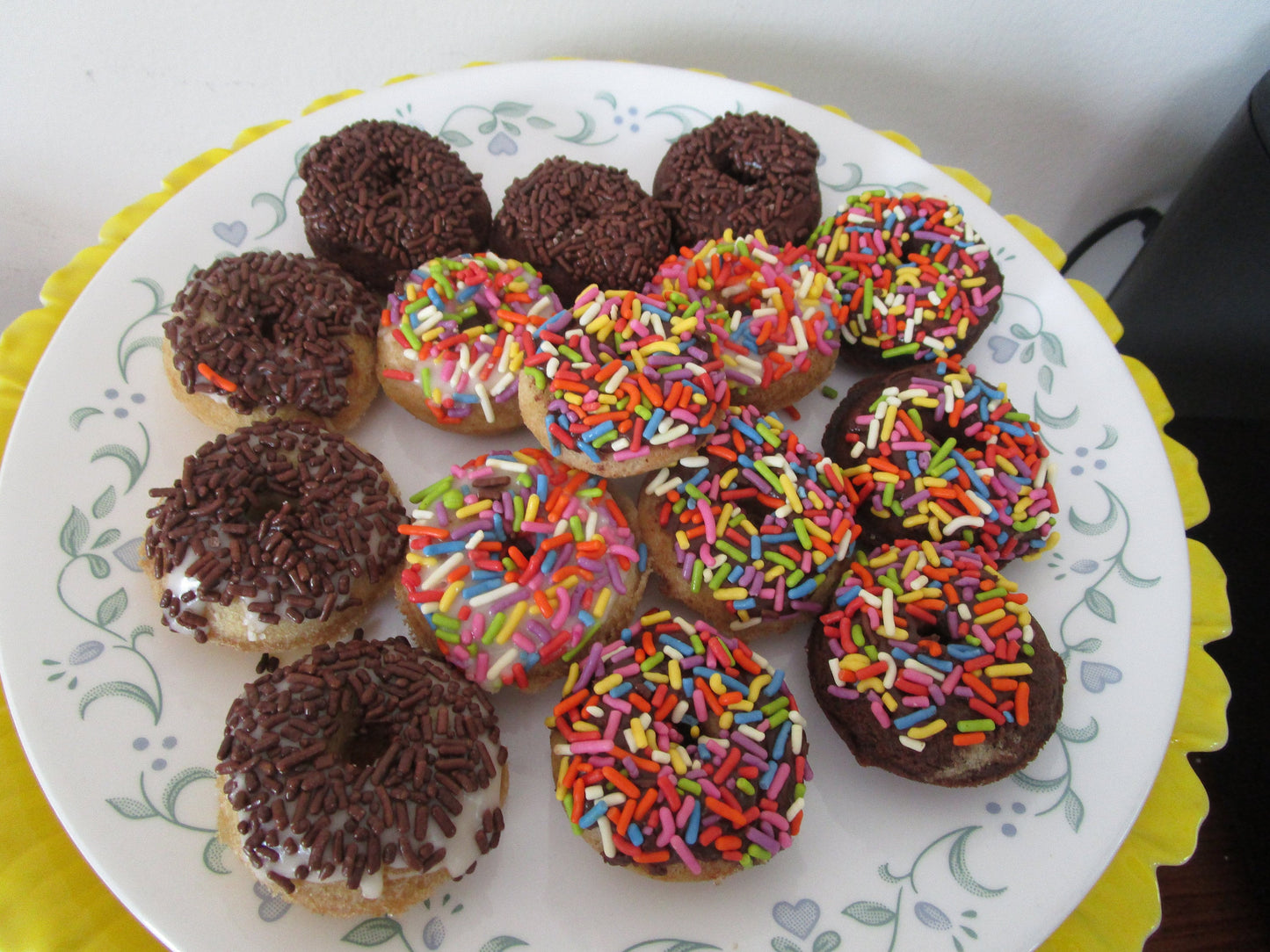 Gluten Free Donuts, Mini, no refined sugar, Dairy Free, Egg Free, Nut Free, Soy Free, Baked, Birthday Gift, Thanksgiving, Holiday Sweets