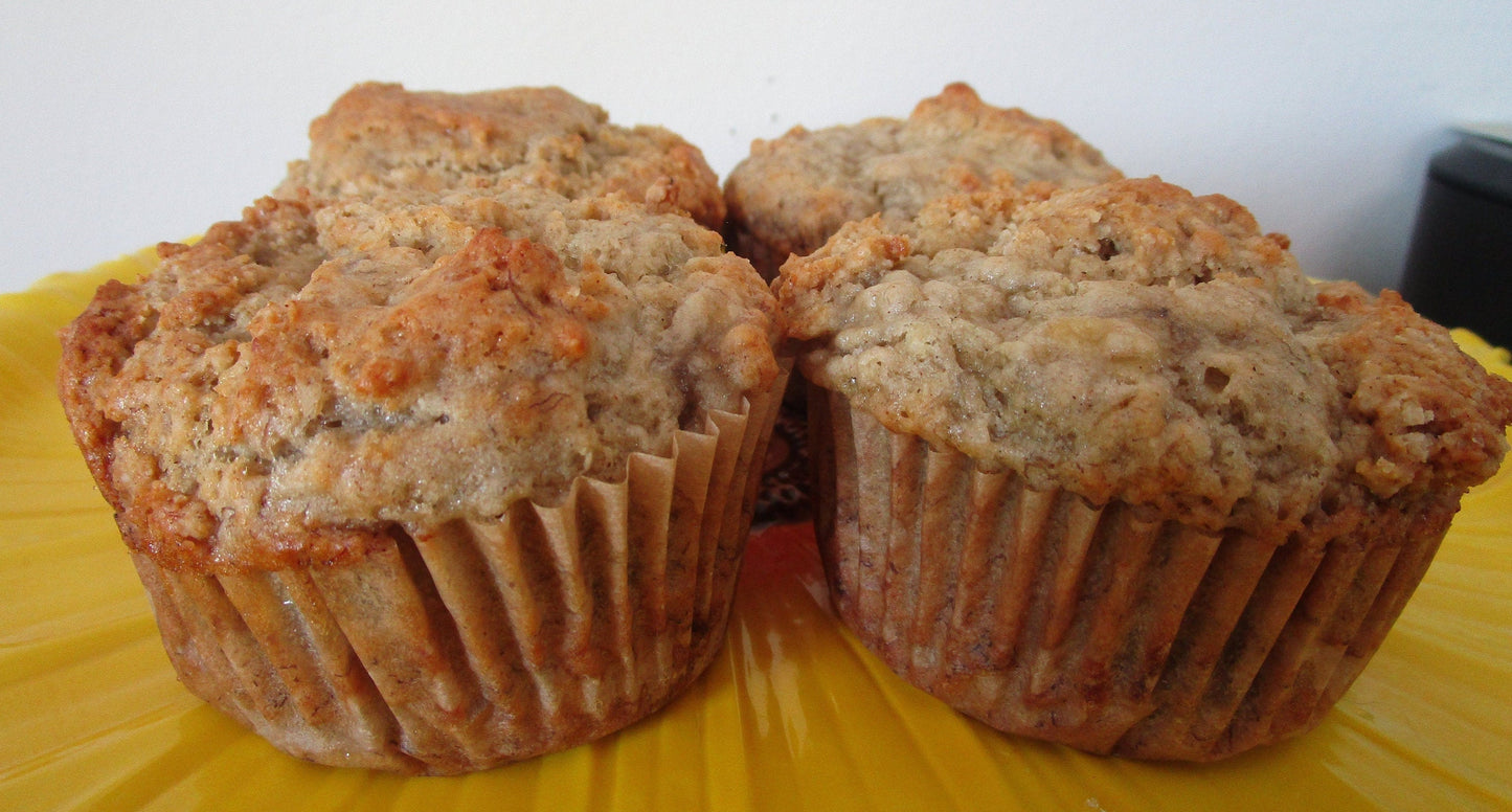 Gluten Free Muffins, Dairy Free, Egg Free, Vegan, Nut Free, No Refined Sugar, Low-Fat, Low-Calorie snacks, Birthday Gifts, Holiday Brunch