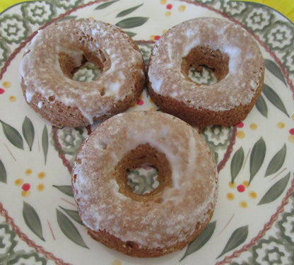 Keto Donut, Gluten Free, Dairy Free, Egg Free, Vegan Collagen, Chocolate, Weight Loss, No Erythritol, Vanilla, Sugar Free, low calorie treat