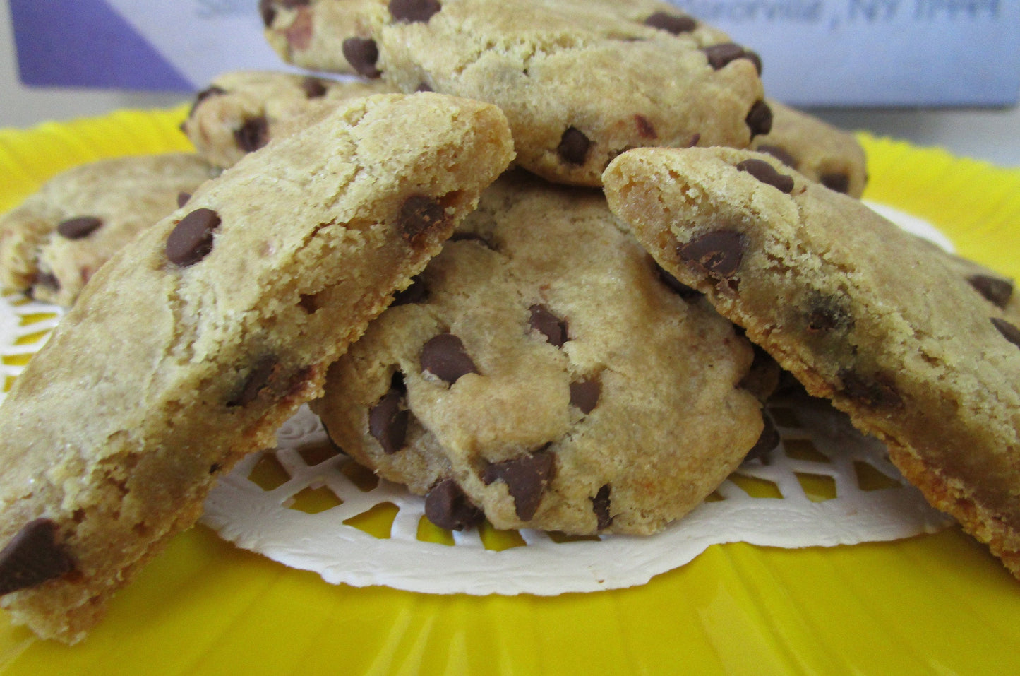 Gluten Free Chocolate Chip Cookies, Dairy Free, Egg Free, School Safe, Peanut Free, Birthday Gifts, vegan, low sugar snack, Valentine Day