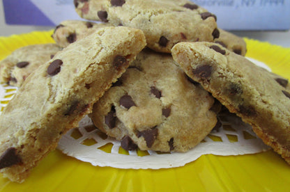 Gluten Free Chocolate Chip Cookies, Dairy Free, Egg Free, School Safe, Peanut Free, Birthday Gifts, vegan, low sugar snack, Valentine Day