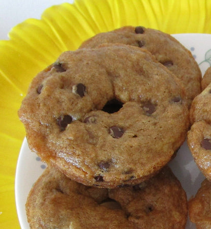 Gluten Free Banana Bread Donuts, Dairy Free, Egg Free, Nut Free, Oat Free, Coconut Free, Soy Free, Vegan, Birthday Breakfast, back to school