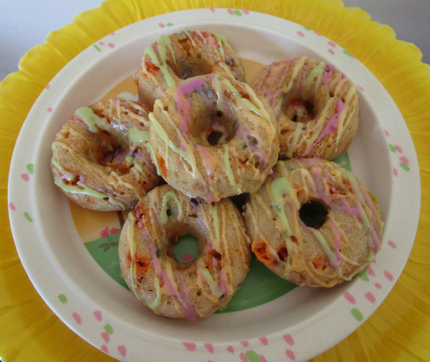 Gluten Free Donuts, Dairy Free, Vegan, Nut Free, Vanilla Chocolate, Birthday treat, Natural Colors, Unicorn Party, Valentine's Day Gifts