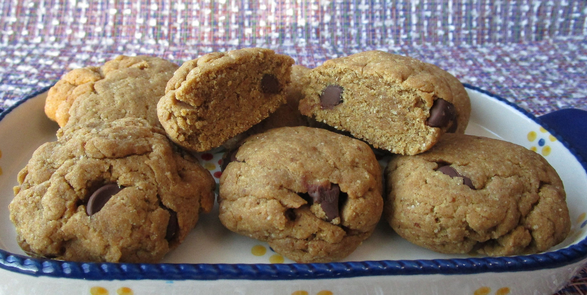 Gluten Free Protein Cookies, Dairy Free, Vegan, Nut Free, Sugar Free or low sugar, Fitness Snacks, plant based, school safe, portable treats