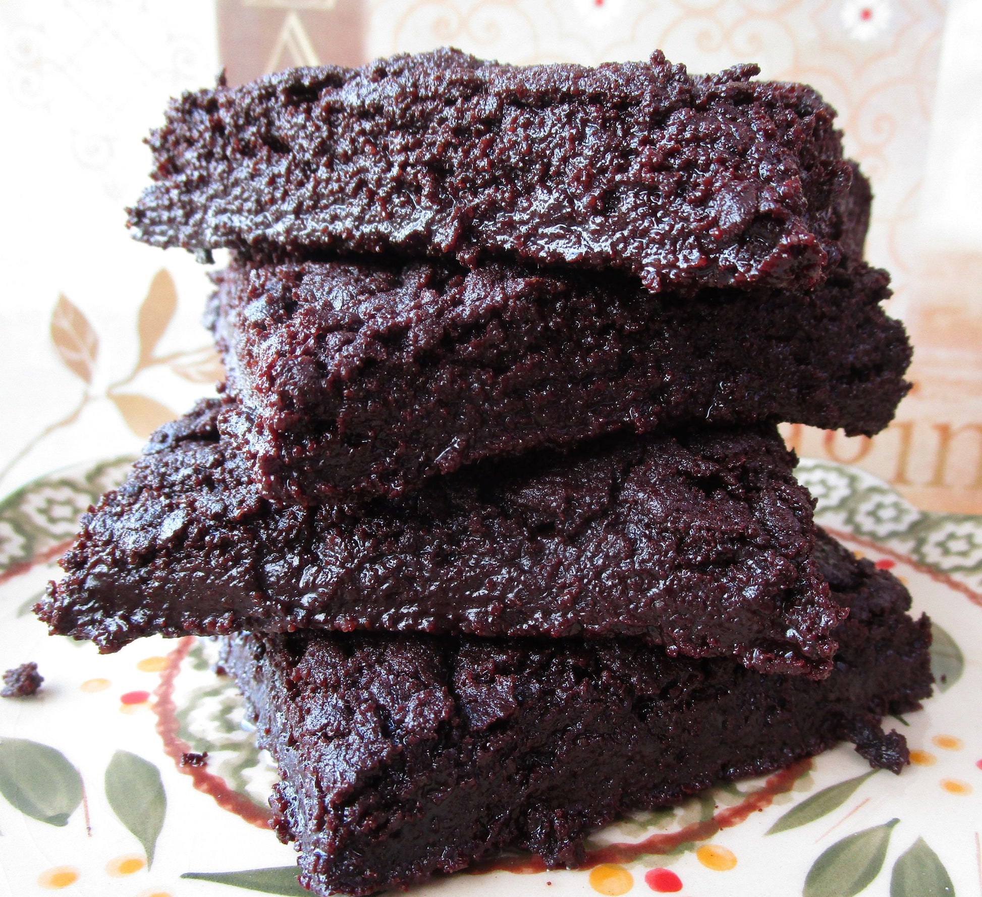 Gluten Free Brownies, Dairy Free, Decadent Dark, Vegan, Egg Free, Nut Free, Oat Free, Birthday Gift, Easter Dessert, Coconut Sugar Snacks
