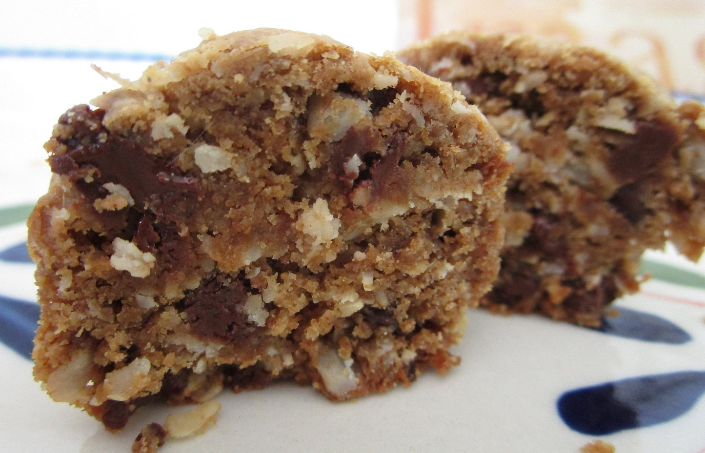 Gluten Free Mini Muffins, Oatmeal Chocolate Chip, Dairy Free, Vegan, Paleo, Nut Free, No Refined Coconut Sugar, Trail Mix, New Years snacks