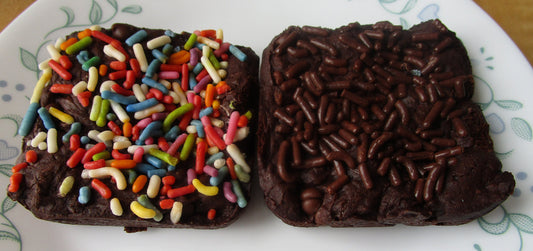 Gluten Free Brownies, Dairy Free, Vegan, Egg Free, Nut Free, Soy Free, School safe snack, Birthday Gift, Party treats, July 4th Celebrations