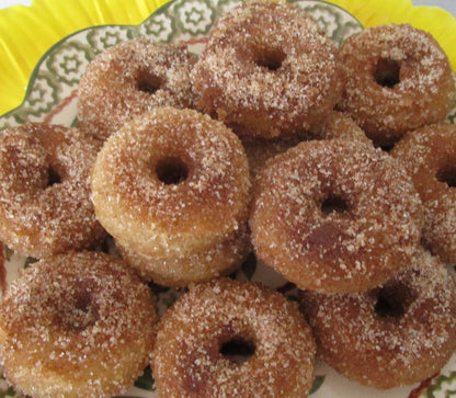 Gluten Free Mini Donuts, Cinnamon, French Toast, Dairy Free, No Refined Sugar, Egg Free, Vegan, Easter Day Brunch, Low fat, Nut Free Snack