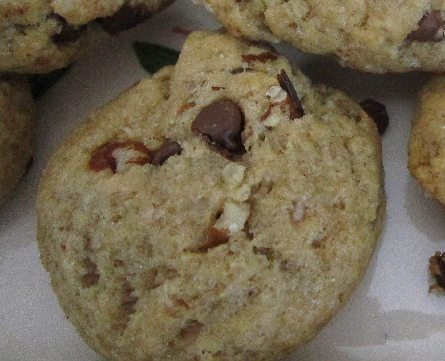 Gluten Free Pecan Chocolate Chip Cookies, Dairy Free, Vegan, Low Sugar, Oat Free, Birthday Gift, Organic Bakery, Valentine's Day Treats