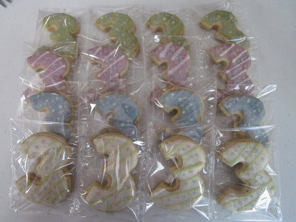 Gluten Free Sugar Cookies, Milestones, Age, Dairy Free, Egg Free, 1st Birthday, Nut free, Soy free, Vegan, Cookie Favors, Anniversary, 50th