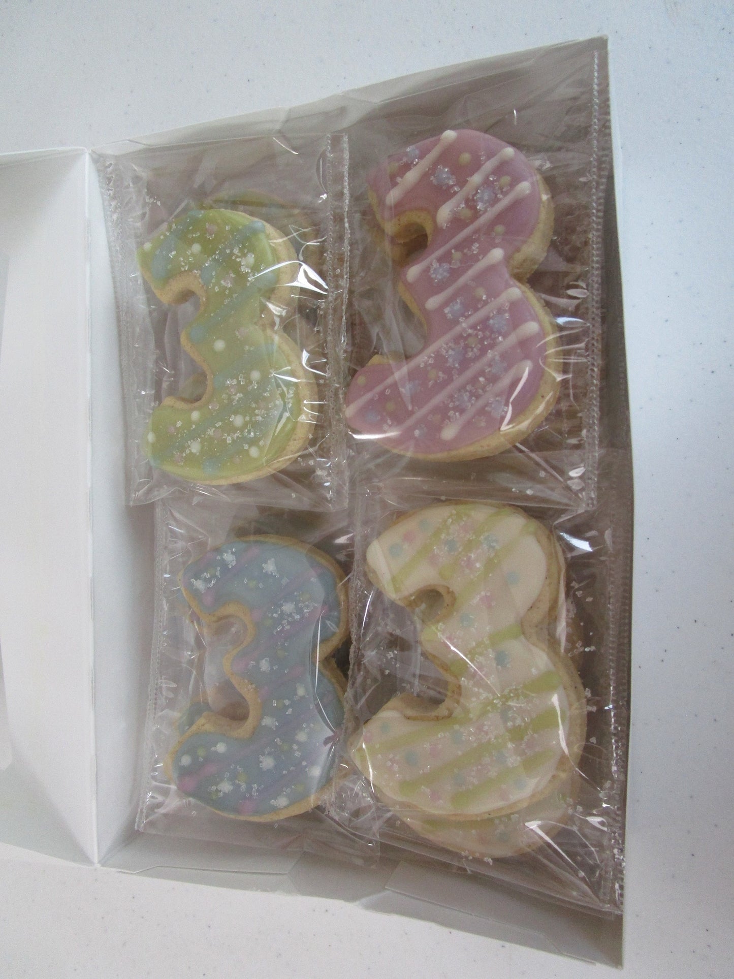 Gluten Free Sugar Cookies, Milestones, Age, Dairy Free, Egg Free, 1st Birthday, Nut free, Soy free, Vegan, Cookie Favors, Anniversary, 50th