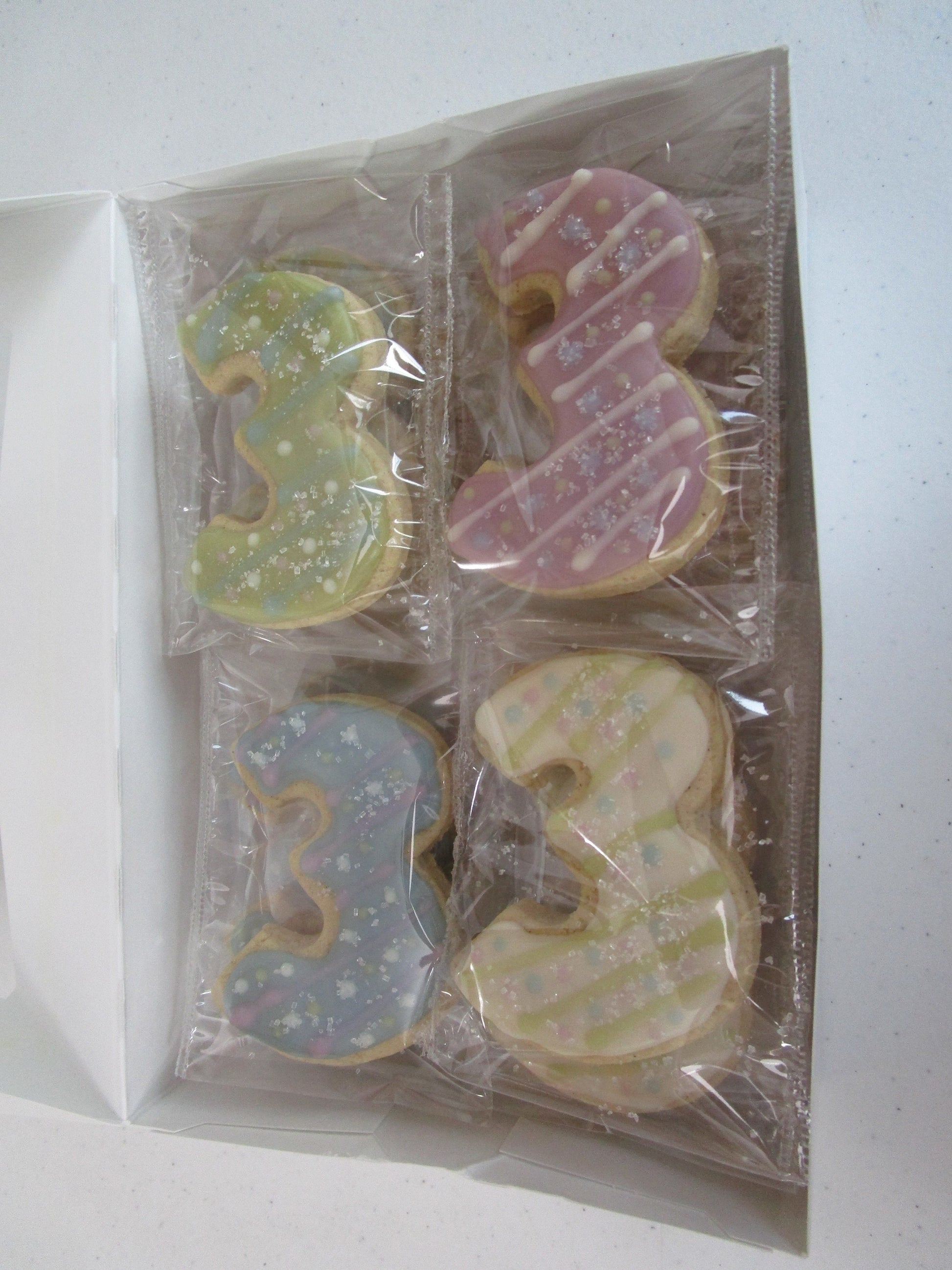Gluten Free Sugar Cookies, Milestones, Age, Dairy Free, Egg Free, 1st Birthday, Nut free, Soy free, Vegan, Cookie Favors, Anniversary, 50th