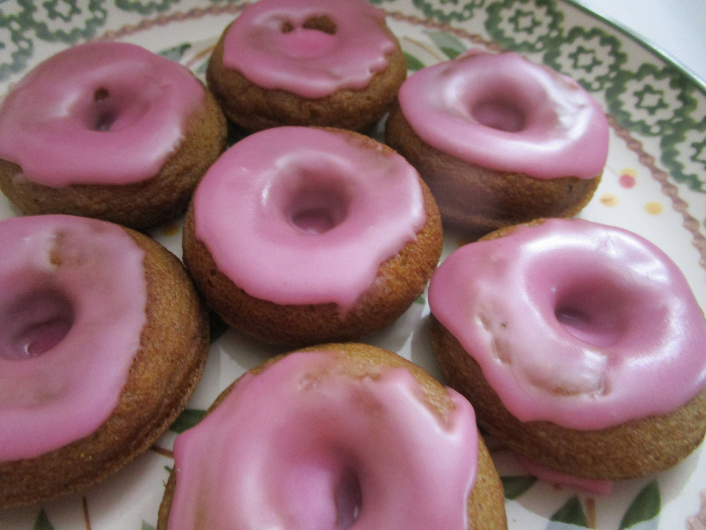 Gluten Free Donuts, Mini, no refined sugar, Dairy Free, Egg Free, Nut Free, Soy Free, Baked, Birthday Gift, Thanksgiving, Holiday Sweets