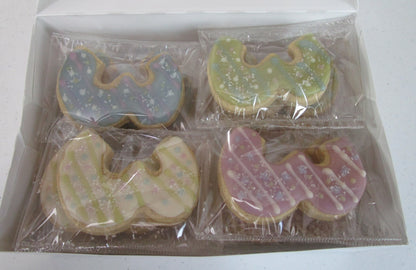 Gluten Free Sugar Cookies, Milestones, Age, Dairy Free, Egg Free, 1st Birthday, Nut free, Soy free, Vegan, Cookie Favors, Anniversary, 50th