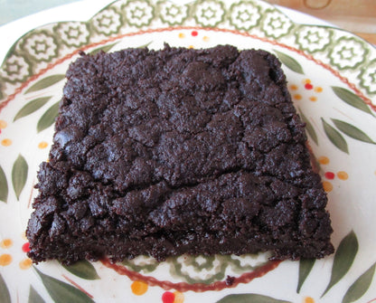 Gluten Free Brownies, Dairy Free, Decadent Dark, Vegan, Egg Free, Nut Free, Oat Free, Birthday Gift, Easter Dessert, Coconut Sugar Snacks
