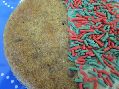 Gluten Free Chocolate Chip Cookie, Jumbo, Dairy Free, Vegan, Birthday Favor, school safe snacks, summer Party treats, natural sprinkles