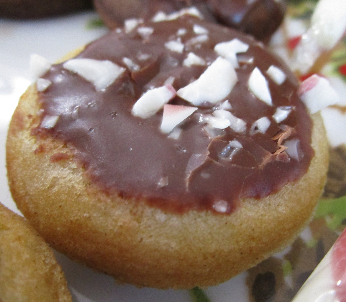 Candy Cane Donuts, Gluten Free, Egg Free, Dairy Free, Vegan, Nut Free, Organic, Peppermint, Christmas in July, Gift, Chocolate Mint, Dessert