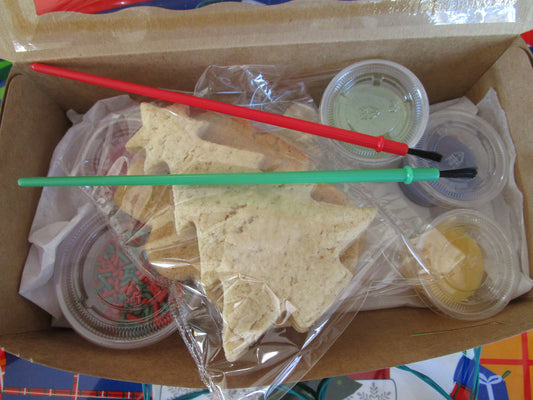 Gluten Free Christmas Sugar Cookie Kits, Dairy Free, Vegan, Egg Free, Nut Free, Healthy Snacks, baking Activity, Holiday Gifts, Sugar Free