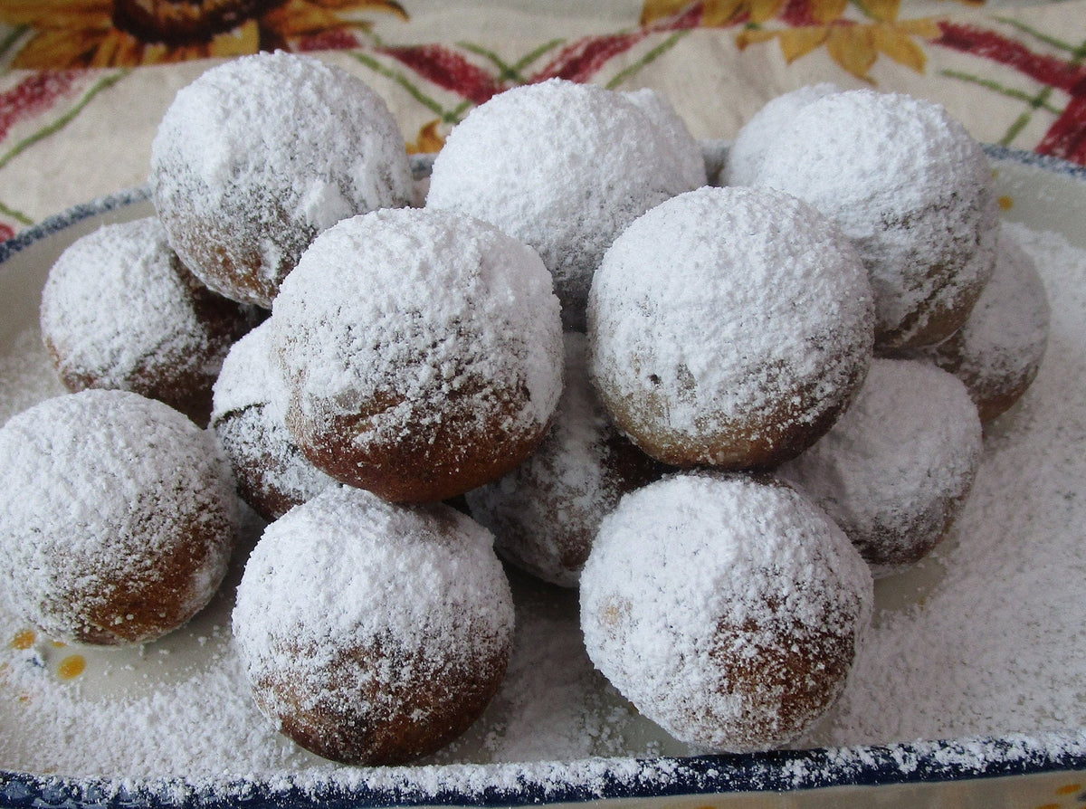 Gluten Free Munchkins, Dairy Free, Egg Free, Vegan, Nut Free, Powdered Vanilla Chocolate, Cinnamon, School safe Halloween class party treats