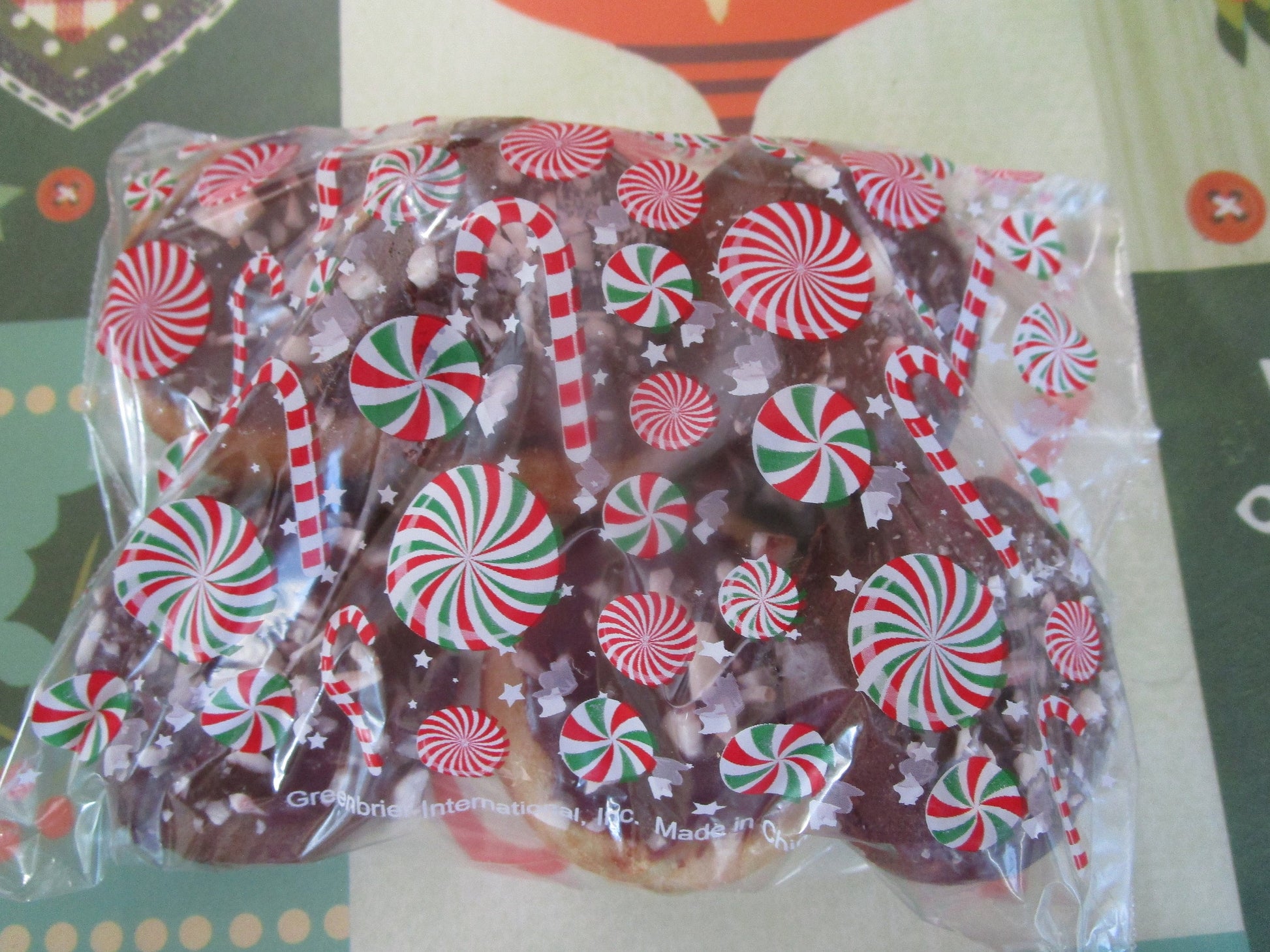 Candy Cane Donuts, Gluten Free, Egg Free, Dairy Free, Vegan, Nut Free, Organic, Peppermint, Christmas in July, Gift, Chocolate Mint, Dessert