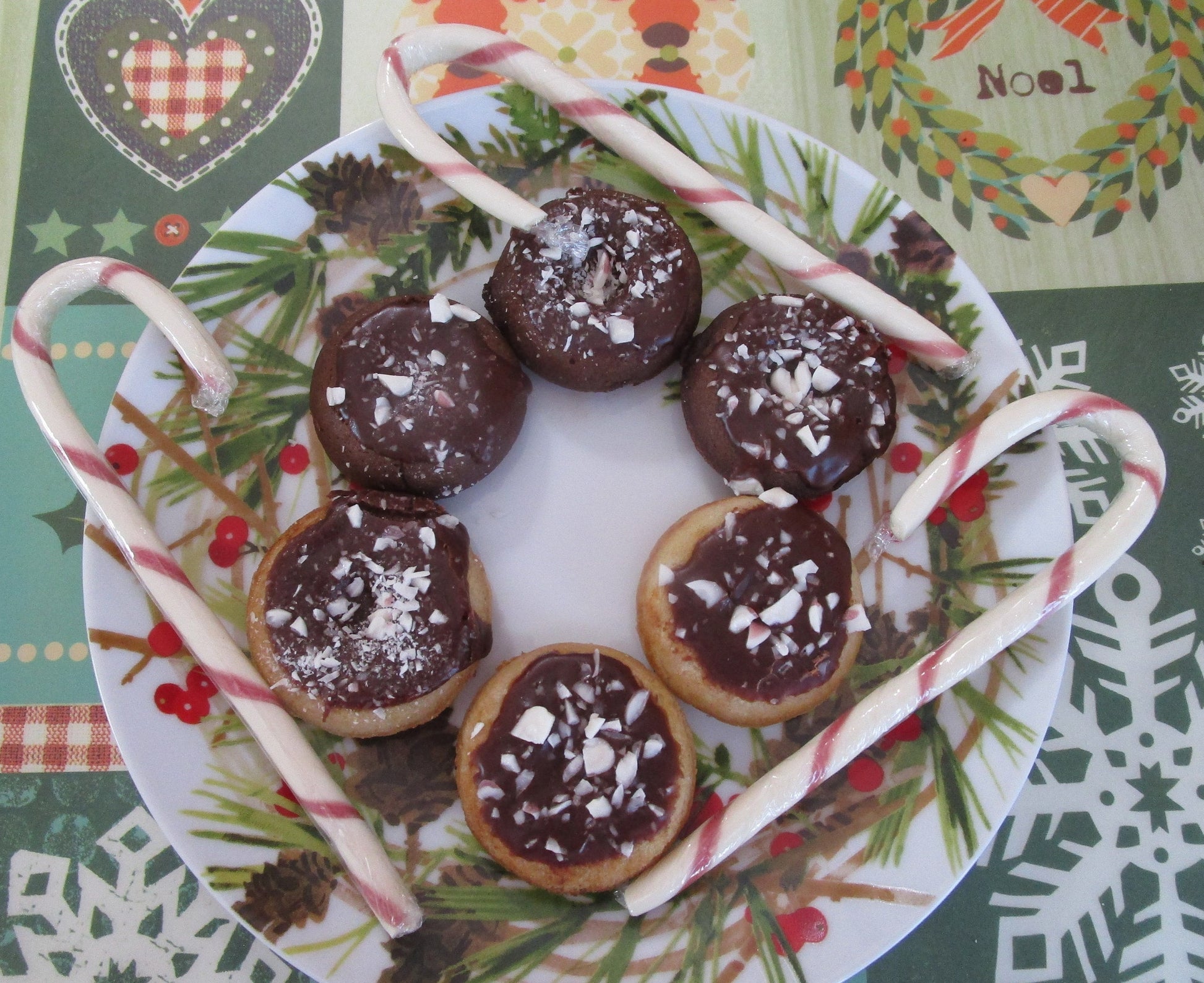 Candy Cane Donuts, Gluten Free, Egg Free, Dairy Free, Vegan, Nut Free, Organic, Peppermint, Christmas in July, Gift, Chocolate Mint, Dessert