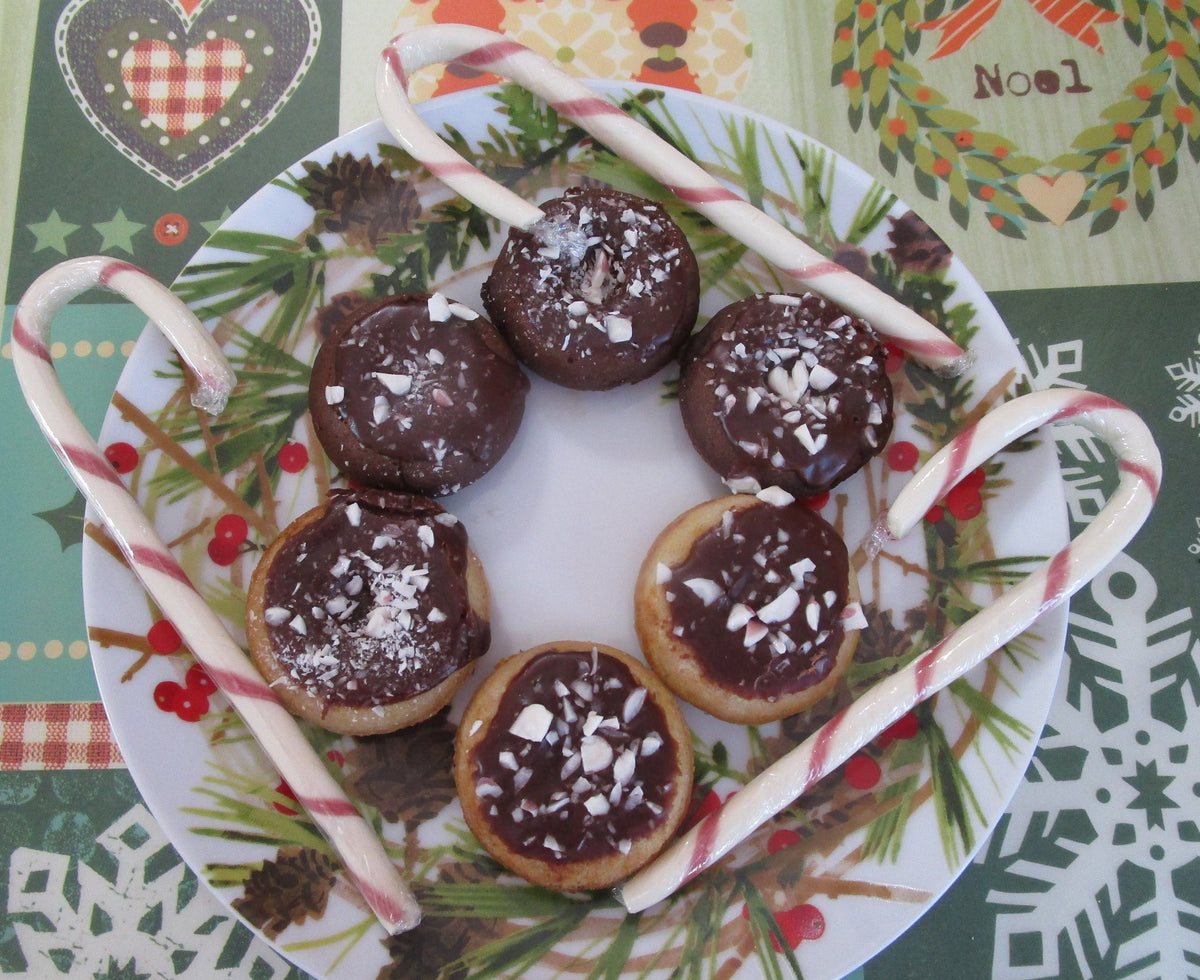 Gluten Free Candy Cane Donuts: School Safe Holiday Treats, Candy Cane Donuts, Dairy Free snacks, Egg Free allergy friendly, Vegan, Nut Free