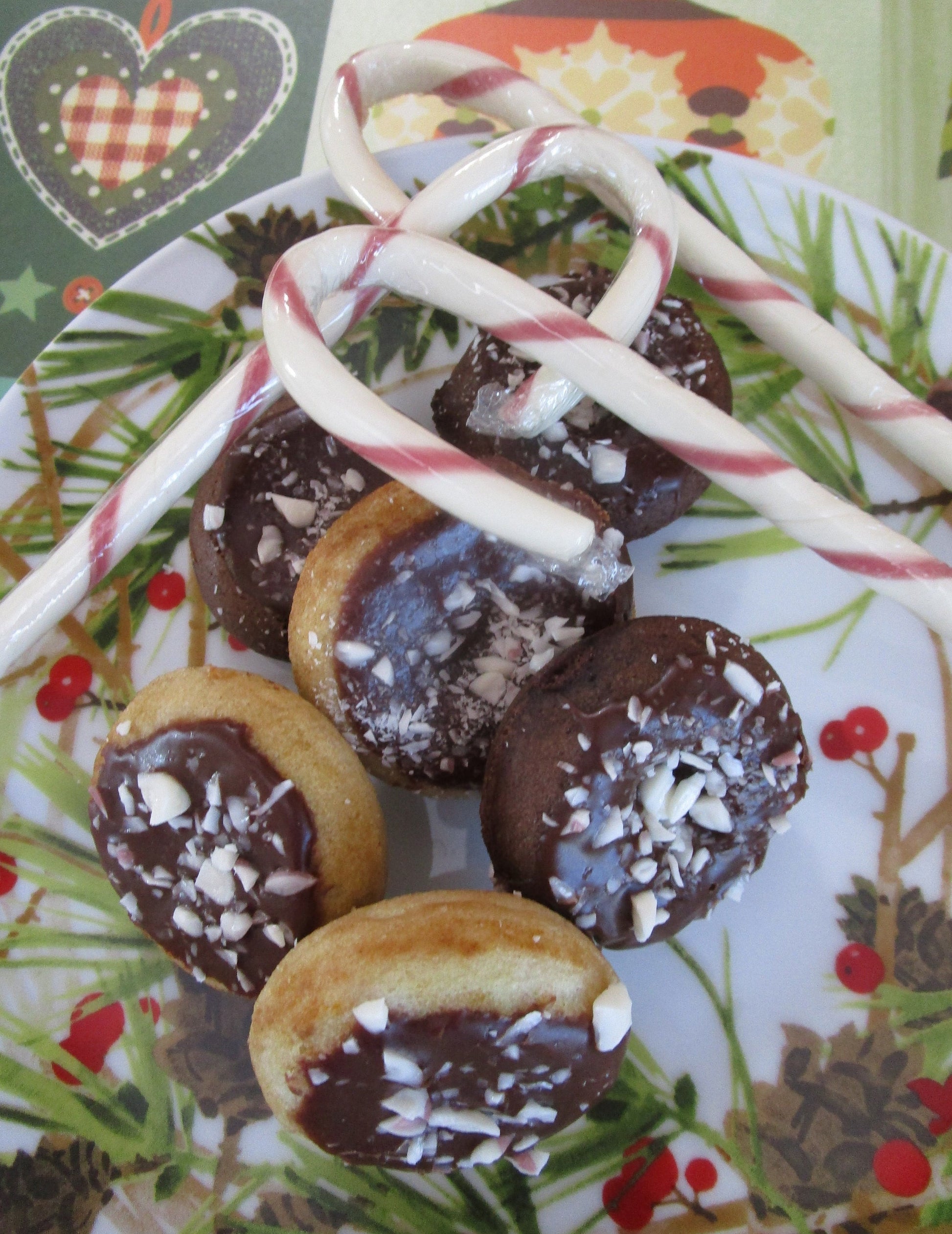 Candy Cane Donuts, Gluten Free, Egg Free, Dairy Free, Vegan, Nut Free, Organic, Peppermint, Christmas in July, Gift, Chocolate Mint, Dessert