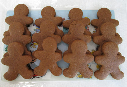 Gluten free, High Protein Gingerbread Men Cookies, Dairy Free, Egg Free, Vegan, Nut Free, School Safe, Low Calorie, Fitness Holiday Gift