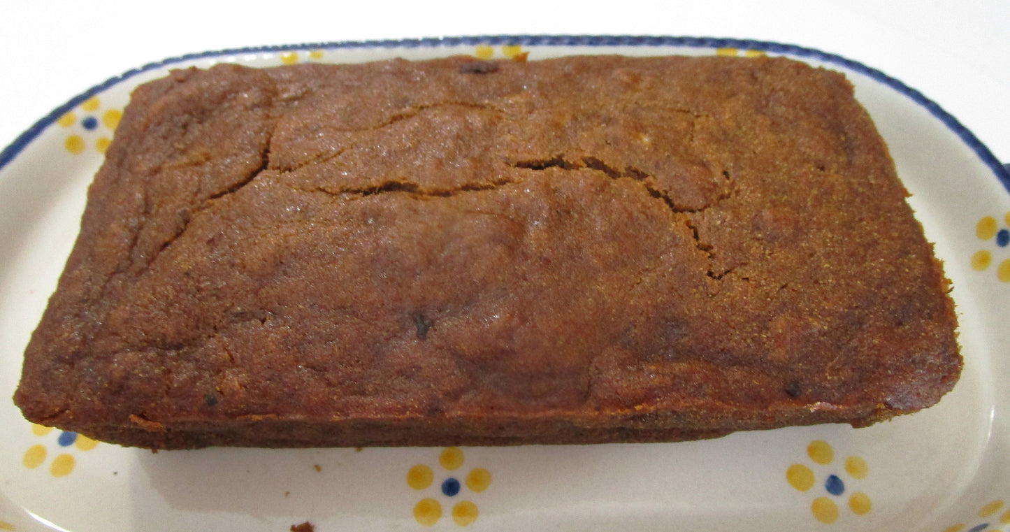 Banana Bread, Gluten Free, Vegan, Egg Free, Dairy Free, Grain Free, Nut Free, Oat Free, Brunch, Low FODMAP, Low Calorie, Father's Day Gift