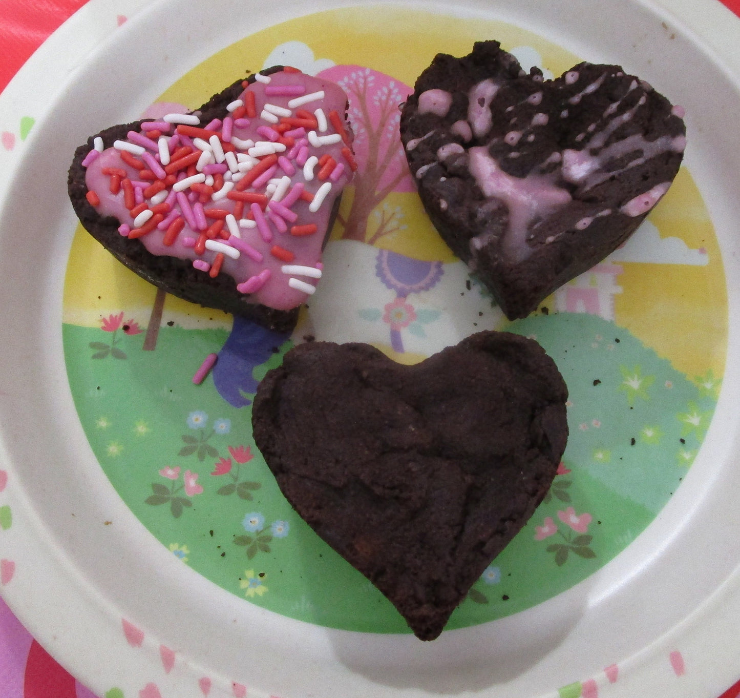 Gluten Free Brownies, Hearts, Dairy Free, Vegan, Nut Free, Wedding Desserts, Anniversary Gift, Valentine's Day Sweets, School Safe, Fudge