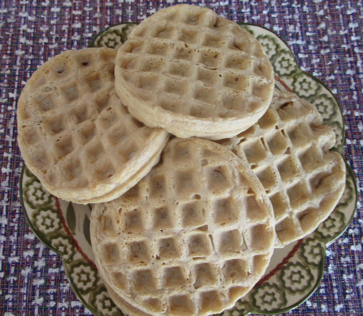 AIP Paleo Waffles, Grain Free, Gluten Free, Vegan, Egg Free, Dairy Free, Ready to go, No Sugar, Birthday Gift, blueberry, Healthy Breakfast