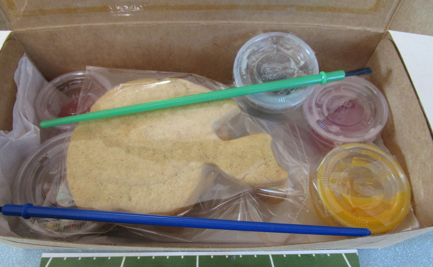 Gluten Free Cookie Kit, Football, Dairy Free, Egg Free, Nut Free, Vegan, Sugar free, Game Day, Sports, Birthday Party activity, Game Day fun