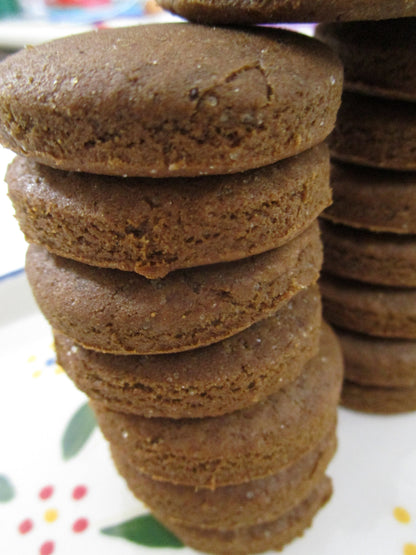 Gingersnaps, Gluten Free, Vegan, Dairy Free, Egg Free, Soy Free, Organic, Plant Based, Old fashioned Cookie, Nut Free, Real Dark Molassses