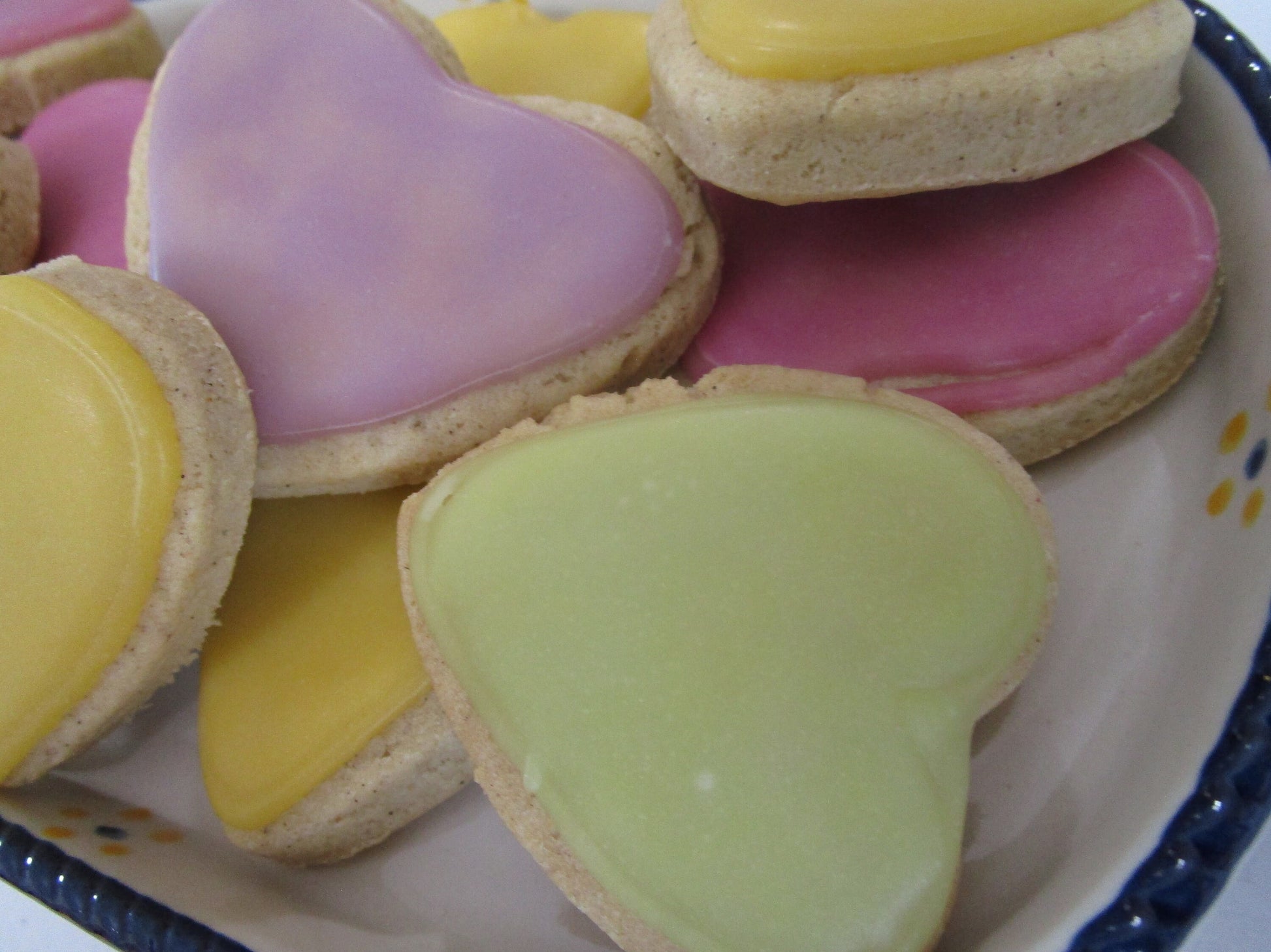 Gluten Free Iced Heart Sugar Cookies, Vegan, School Safe, Dairy Free, Wedding dessert, Bridal, Engagement, Anniversary, Valentine's Day Gift