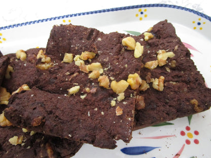 Sugar Free Brownie, Gluten Free, Dairy Free, Vegan, Egg Free, Erythritol Free, Low Carb Dessert, Macadamia Nut, Walnut, Pecan, Birthday Gift