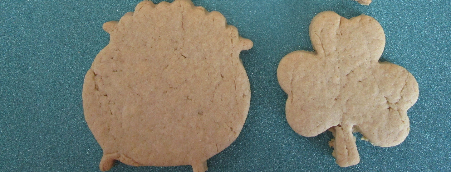 Saint Patrick's Day Cookie Kit, Gluten Free, Dairy Free, Egg Free, Nut Free, Leprechaun, Shamrock, Clover, Pot of Gold, Rainbow, Irish Gift