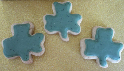Gluten Free Iced Sugar Cookies, Shamrock, Saint Patrick's Day Gift, Dairy Free, Vegan, School Safe Sacks, Nut Free, Leprechaun, Irish Clover