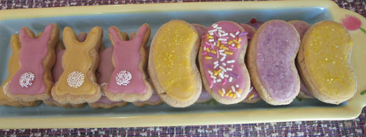 Gluten Free Easter Sugar Cookies, Dairy Free, Egg Free, Vegan, Nut Free, Bunny, Jellybeans, Peter Cotton Tail, Peep, Classroom Party, Gifts